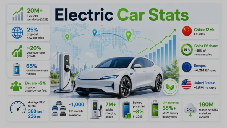Electric Car Statistics, Facts